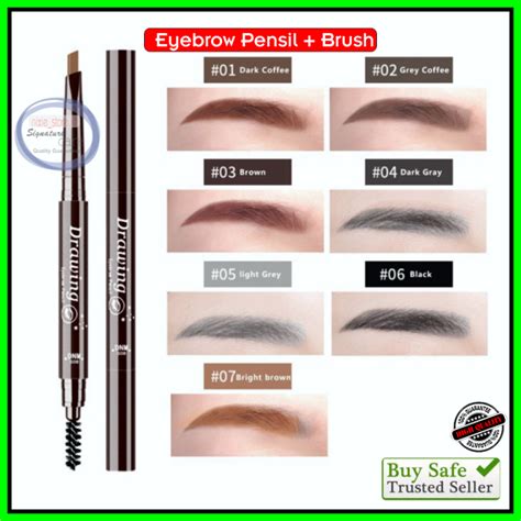 Pensil Alis Dnm Automatic Eyebrow Pensil In Tahan Lama Waterproff