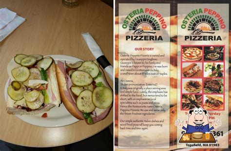 Osteria Peppino Pizzeria Topsfield Restaurant Menu Prices And Reviews