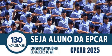 Concursos EPCAR Escola Preparatória de Cadetes do Ar CPCAR 2025