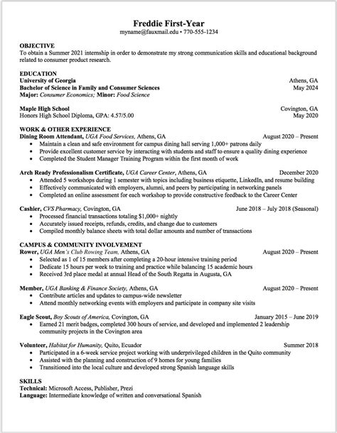 2025 Resume Examples Templates Resume Claire Greene