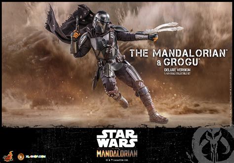 Hot Toys TMS The Mandalorian Th Scale The Mandalorian And Grogu Collectible Set