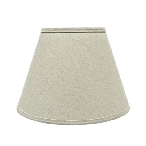 Aspen Creative Hardback Empire Shaped Spider Construction Lamp Shade In Light Grey 7 X 13 X 9