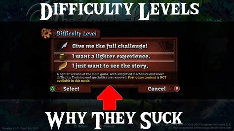 Game Difficulty Levels