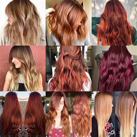 The Best Hair Color Chart With All Shades Of Blonde Brown Red Black