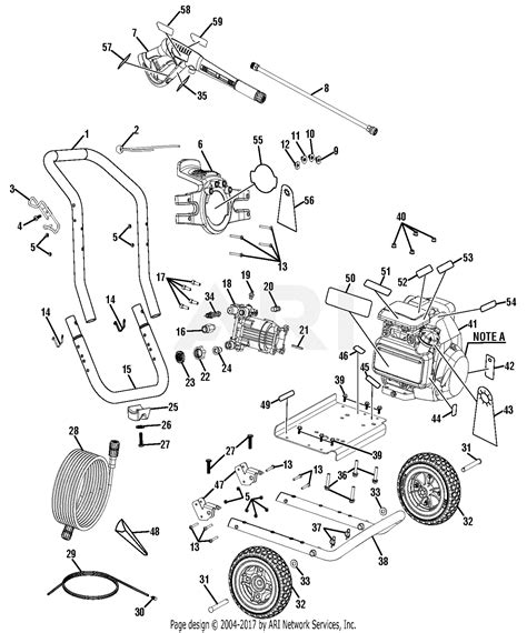 Homelite Bm E Psi Pressure Washer Parts Diagram For General