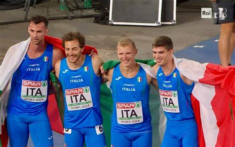 Europei Atletica Argento Per L Italia Nella 4x400 Un Altra Medaglia