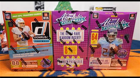 Kaboom Hunting 2021 Absolute And Donruss Holiday Football Blaster Box