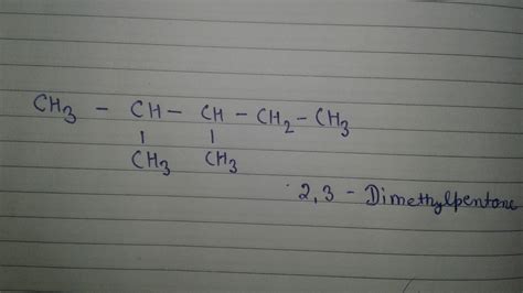 Draw The Structure Of Dimethylpentane Brainly In