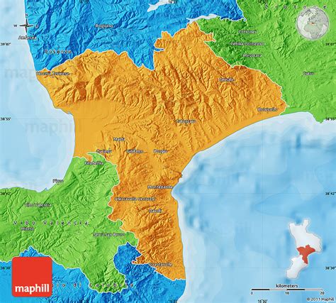 Political Map of Catanzaro