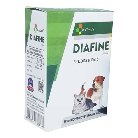 Drops Diafine Homeopathic Veterinary Medicine For Canine Parvo Virus