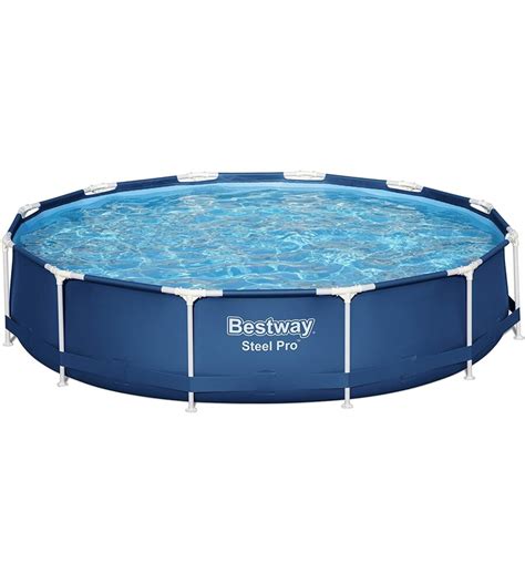 Piscina Fuori Terra Rotonda Bestway Steel Pro X Cm Con Pompa E