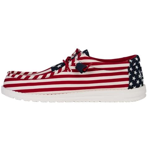 I Tested The Mens American Flag Hey Dudes And Heres Why Theyre My New Favorite Shoes