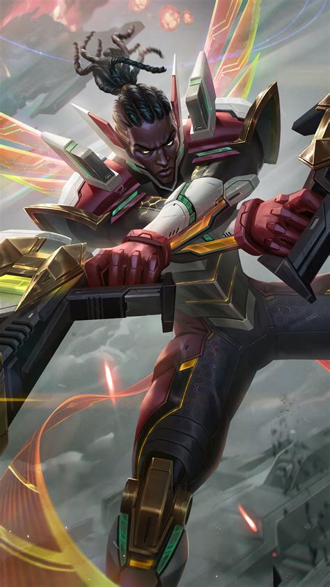 Strike Paladin Lucian Skin Lol K K H Wallpaper Iphone Phone