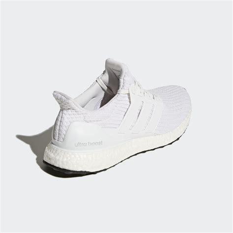 Adidas Mens Ultra Boost Running Shoes White Black