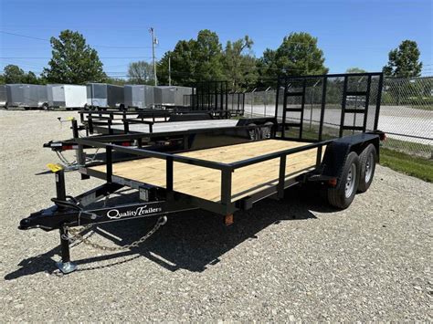 Quality Trailers X Tandem Axle Economy Series Utility