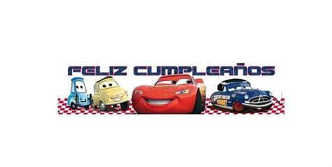 CARTEL FELIZ CUMPLEAÑOS CARS