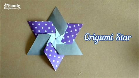 Origami 6 Point Star 折纸六角星 Youtube