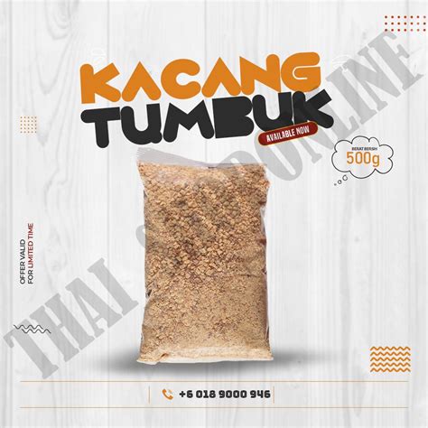 Kacang Tumbuk Kacang Tanah Hancur Kisar Halal Gram Pack Shopee