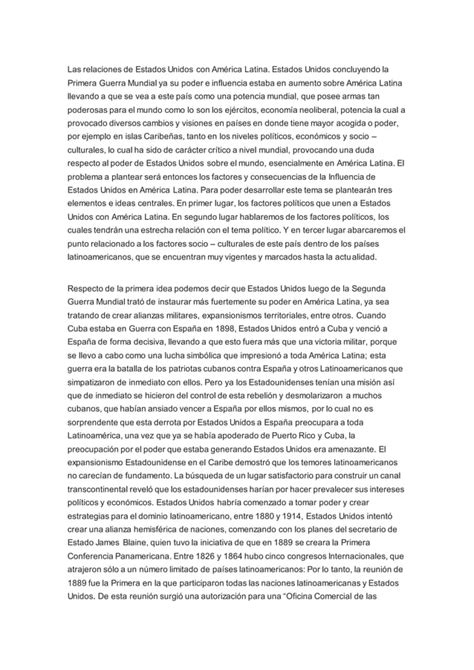 Estados Unidos En America Latina PDF