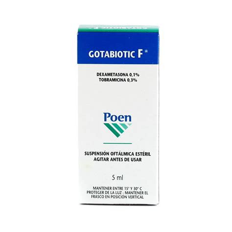 Gotabiotic F Dexametasona Tobramicina Frasco De Ml