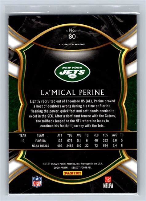 2020 Panini Select Concourse 80 La Mical Perine RC For Sale Online