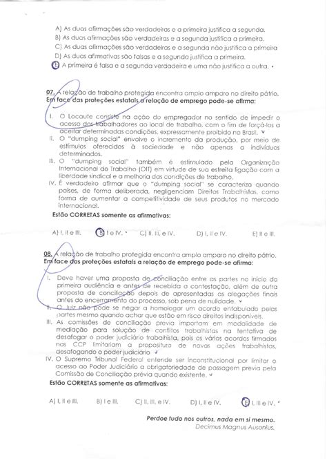 Prova De Direito De Trabalho II P2 Direito Do Trabalho I