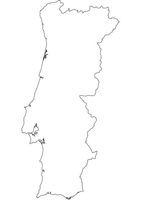 Mapa De Portugal Sin Nombres Para Imprimir Anny Imagenes Mapa De Porn