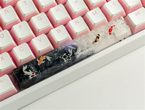 Unique Koi Artisan Keycap Hirosart Keycaps Studio