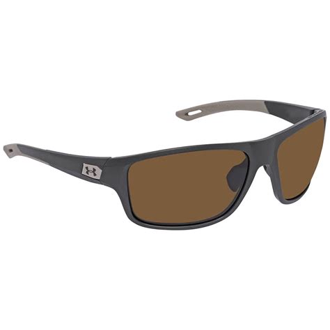 Under Armour Men S Polarized Oleophobic Sports Wrap Sunglasses Ua