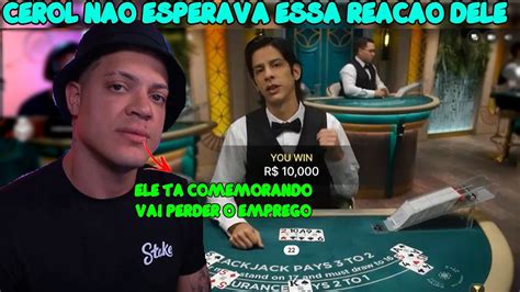 CEROL NÃO IMAGINAVA QUE O CROUPIER IRIA TER ESSA REAÇÃO QUANDO ELE