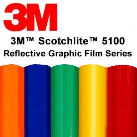 3M 5100R Series Scotchlite Reflective Graphic Film