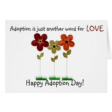 happy adoption day greeting card | Zazzle