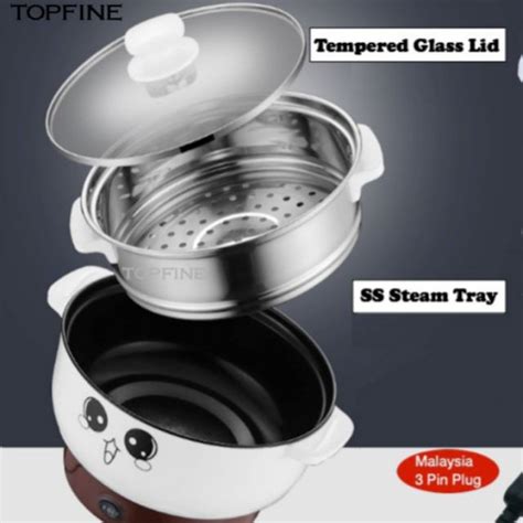READY STOCK TOPFINE Cm Cm Electric Multicooker Non Stick Rice Cooker Food Mini Hot Pot