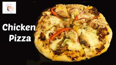 Chicken Pizza How To Make Pizza At Home With Or Without Oven Deliciousdiaries Youtube