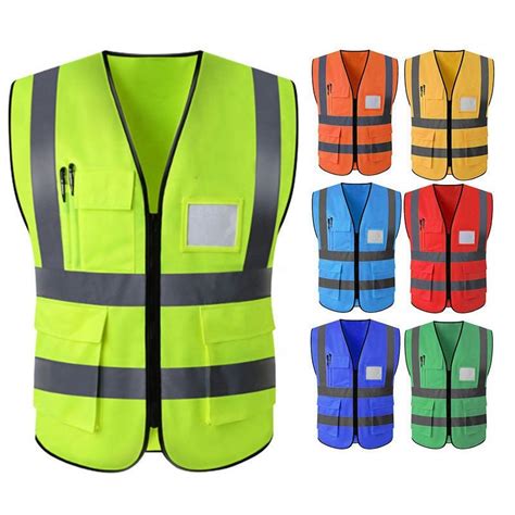 Safety Reflective Vest Emergency Safety Vest Vest With Pockets And