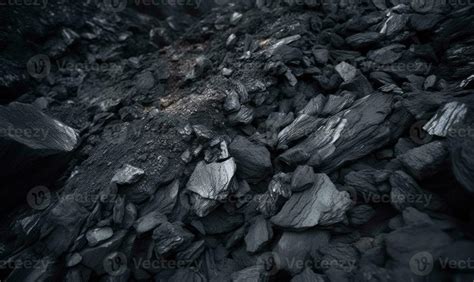 Detailed view of bituminous coal formation Creating using generative AI ...