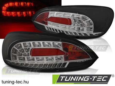 Hátsó lámpák VW SCIROCCO III 08 04 14 BLACK LED Tuning Tec Hátsó