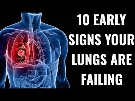 Early Signs Your Lungs Are Failing Youtube