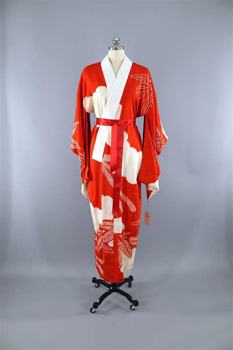 Red Kimono Robe