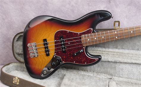 Fender Squier 62 Jazz 1982 Sunburst Bass For Sale Andy Baxter Bass