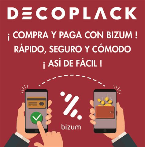 YA PUEDES PAGAR CON BIZUM Decoplack