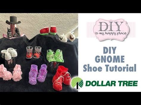 Diy Is My Happy Place Gnome Shoe Tutorial No Sew Diy Gnomes Gnomes