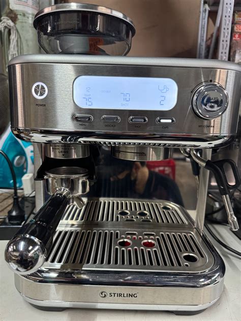 Stirling Premium Espresso Machine With Grinder Furniture Home Living