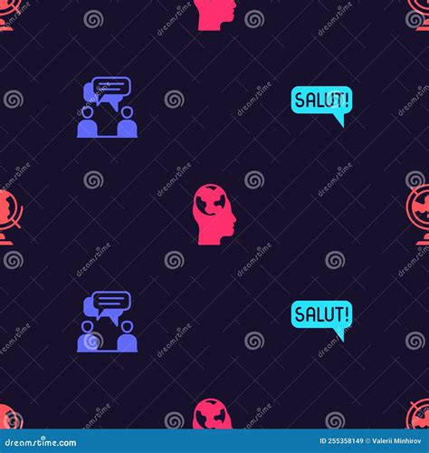 Set Salut in Different Languages, Two Sitting Men Talking, Learning