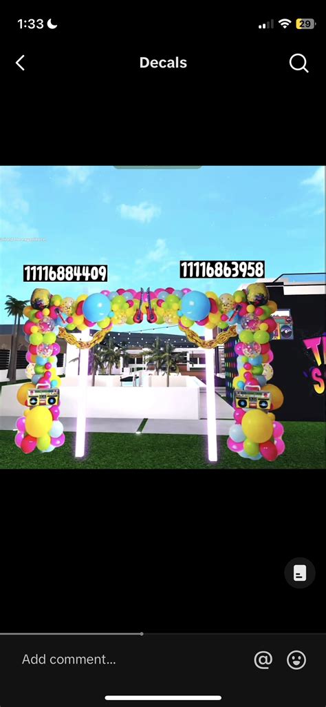 House Decals Room Decals Roblox Codes Roblox Roblox Happy 13th Birthday Birthday Party