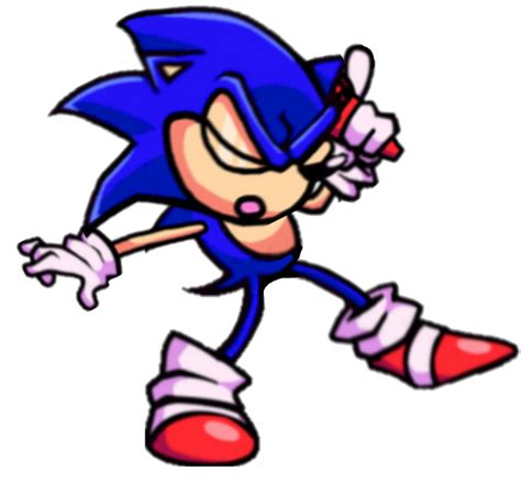 Too Slow Fakerclassic Sonic Down Pose By Theblueseamteamsonic On