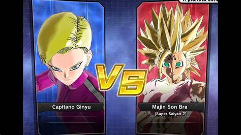 Xenoverse 2 Requested Match Pc Ginyu N°18 Dbs Hero Vs Majin Bra