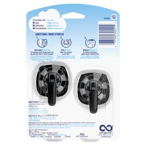 Febreze Platinum Ice Car Air Freshener Vent Clip Pk Ralphs