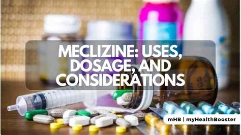 Meclizine Uses Dosage And Considerations MyHealthBooster