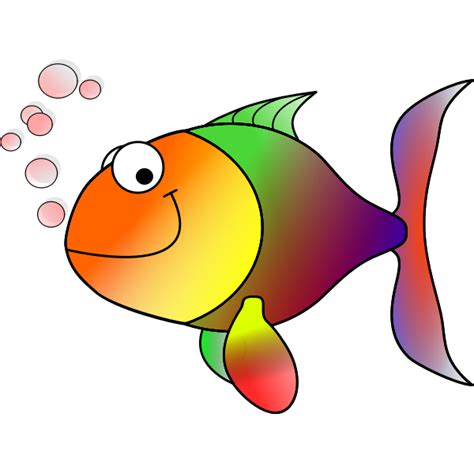 Happy fish vector illustration | Free SVG